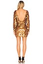view 3 of 4 Malia Sequin Dress in Bronze Shimmer Disc Sequin