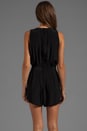 view 4 of 5 Janet Sleeveless Plunge Neck Playsuit in Black