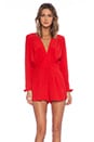 view 1 of 5 Jet Romper in Red
