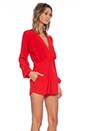 view 2 of 5 Jet Romper in Red