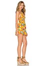 view 2 of 3 Riola Romper in Orange Playtime Floral
