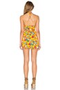 view 3 of 3 Riola Romper in Orange Playtime Floral