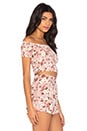 view 2 of 5 Maribelle Top in Pink Daisy Ribbon