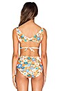view 3 of 4 Grazer Bikini Top in Flower Pop