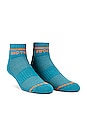 view 1 of 3 Mother Fucker Socks in Algiers Blue