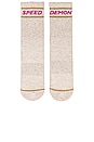 view 1 of 4 Baby Steps Socks in Speed Demon Pink & Gold