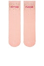 view 3 of 4 양말 in Pink With Crystals Mf