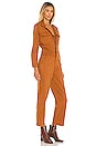 view 2 of 3 The Fixer Jumpsuit in Leather Brown
