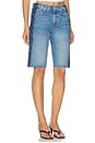 view 2 of 6 The Mid Rise Maven Bermuda Fray Shorts in Double Stacked
