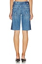 view 4 of 6 The Mid Rise Maven Bermuda Fray Shorts in Double Stacked