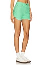 view 2 of 6 The Fun Dip Micro Cut Short in Summer Green
