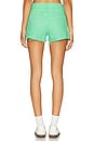 view 4 of 6 The Fun Dip Micro Cut Short in Summer Green