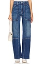 view 1 of 6 The Lasso Utility Sneak Jeans in It's A Small World