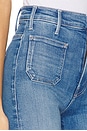 view 6 of 6 The Hustler Roller Patch Pocket Sneak Jeans in Piece By Piece