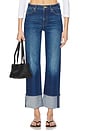 view 1 of 6 The Checkerboard Duster Flood Cuff Jeans in Bunny Hop