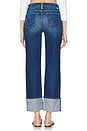 view 4 of 6 The Checkerboard Duster Flood Cuff Jeans in Bunny Hop