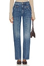 view 1 of 6 The Riveting Rambler Zip Sneak Jeans in Bending The Rules