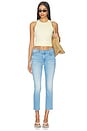 view 5 of 6 The Mid Rise Dazzler Crop Fray Jeans in Satisfy Your Cravings