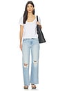 view 5 of 6 The Mid Rise Maven Sneak Jeans in Reelin' It In
