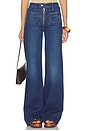 view 1 of 6 The Patch Pocket Hustler Roller Exposed Zip Heel Jeans in Made In The Shade