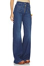 view 2 of 6 The Patch Pocket Hustler Roller Exposed Zip Heel Jeans in Made In The Shade