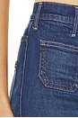 view 6 of 6 The Patch Pocket Hustler Roller Exposed Zip Heel Jeans in Made In The Shade