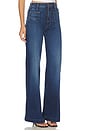 view 2 of 6 The Hustler Roller Patch Pocket Sneak Jeans in Taking Chances