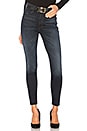 view 1 of 4 JEAN SKINNY HIGH WAISTED LOOKER ANKLE FRAY in Night Owl