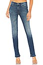 view 2 of 4 The Rascal Slit Undone Hem Jean in Goin For Gold