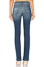 view 3 of 4 The Rascal Slit Undone Hem Jean in Goin For Gold