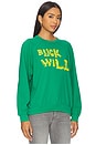 view 2 of 4 The Biggie Concert Crewneck in Golf Green