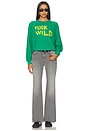 view 4 of 4 The Biggie Concert Crewneck in Golf Green