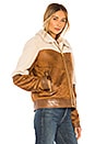 view 3 of 5 Faux Fur & Vegan Leather The Trapper Keeper Jacket in Fair Weather