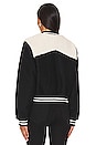 view 4 of 5 The Vested Varsity Bomber Jacket in Counting Sheep