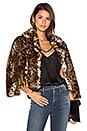 view 1 of 5 The Boxy Crop Faux Fur Jacket in Le Tigre Leopard