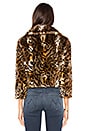 view 4 of 5 The Boxy Crop Faux Fur Jacket in Le Tigre Leopard