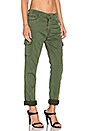 view 2 of 3 The Vagabond Drop Crotch Cargo Pant in Military Green