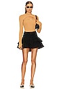 view 4 of 4 The Pixie Minx Mini Skirt in Pitch