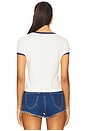 view 3 of 4 The Itty Bitty Ringer Tee in Still Behind The Hustle