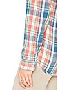 view 5 of 5 The Frenchie Frenchie Button Up in Salmon
