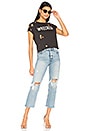 view 4 of 4 Crop Goodie Goodie Wrecked Tee in Faded Black