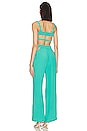 view 3 of 3 Torie Pant Set in Turquoise