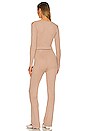 view 3 of 3 Loraine Knit Jumpsuit in Toast