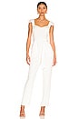 view 1 of 3 Gloria Flutter Jumpsuit in White