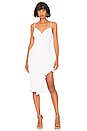 view 1 of 3 Natasha Ruffle Midi Dress in White