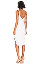 view 3 of 3 Natasha Ruffle Midi Dress in White