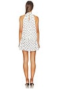 view 3 of 3 VESTIDO KASSIA in Ivory & Black Dot