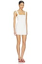 view 2 of 4 Tannie Square Neck Mini Dress in White