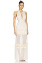 view 2 of 3 VESTIDO LARGO SOLARA in Ivory