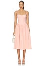 view 1 of 3 Theresa Midi Corset Dress in Pink